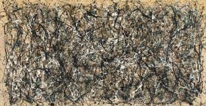 Jackson Pollock. One: Number 31, 1950. 1950. Oil and enamel paint on canvas, 8 ft 10 in x 17 ft 5 5/8 in (269.5 x 530.8 cm). The Museum of Modern Art, New York. Sidney and Harriet Janis Collection Fund (by exchange), 1968. © 2015 Pollock-Krasner Foundation / Artists Rights Society (ARS), New York.