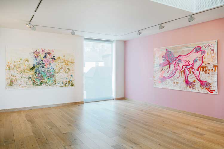 Isabel Rock: Things Fall Apart, The Centre Cannot Hold, installation view, Hastings Contemporary. Photo: Jorge Stride.