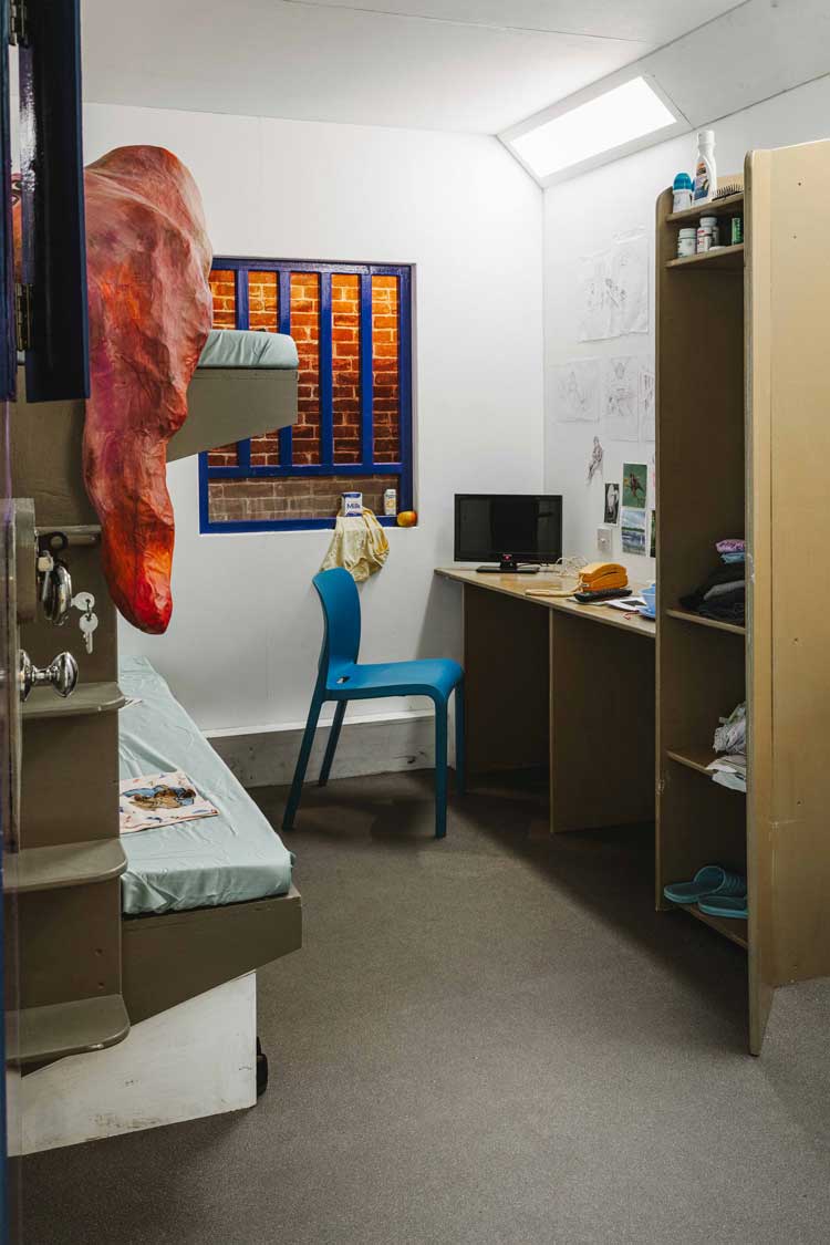 Isabel Rock: Things Fall Apart, The Centre Cannot Hold, installation view, Hastings Contemporary. Photo: Jorge Stride.