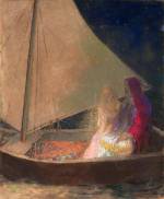 Odilon Redon. The Boat, c1902. Pastel and charcoal on paper, 61 x 50.8 cm. The Museum of Modern Art, New York, Gift of the Ian Woodner Family Collection, 2000. Photograph: © 2013. Digital image, The Museum of Modern Art, New York/Scala, Florence.