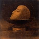 Odilon Redon. Martyr, or Head of a Martyr on a Dish, or Saint John, 1877. Charcoal on paper, 36.6 x 36.3 cm. Kröller-Müller Museum, Otterlo. Photograph: Collection Kröller-Müller Museum, Otterlo.
