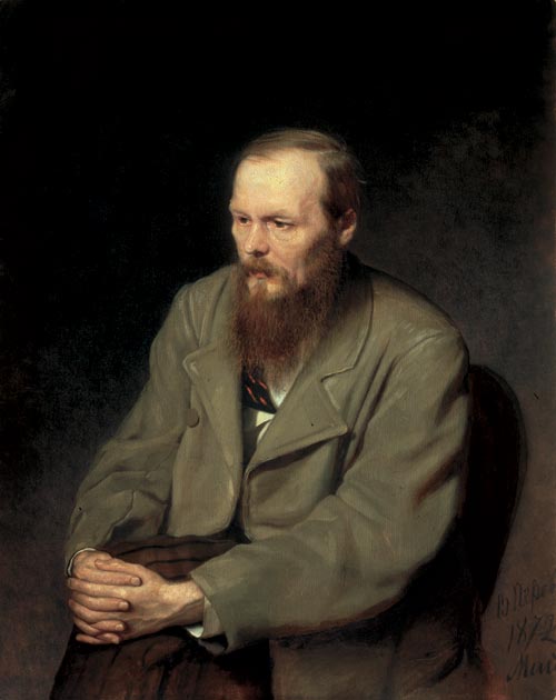 Vasily Perov. <em>Portrait of the Writer Fedor Dostoevsky</em>, 1872. Oil on canvas, 35 7/16 x 31 11/16 inches. The State Tretyakov Gallery, Moscow. Photo: © The State Tretyakov Gallery, Moscow.