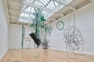 Monika Sosnowska: Weight of Matter, installation view, South London Gallery. Photo: Jo Underhill.