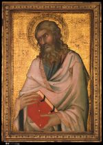 Simone Martini, Saint Andrew, about 1326-7. Tempera on panel, 57.2 x 37.8 cm. The Metropolitan Museum of Art, New York. Gift of George Blumenthal, 1941. © The Metropolitan Museum of Art, New York.