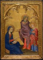 Simone Martini, Christ Discovered in the Temple, 1342. Tempera on panel, 49.5 x 35.1 cm (with engaged frame). National Museums Liverpool, Walker Art Gallery (2787). Presented by the Liverpool Royal Institution 1948. © National Museums Liverpool.