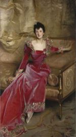 John Singer Sargent, Mrs Hugh Hammersley, 1892. Oil paint on canvas, 205.7 x 115.6 cm. Lent by the Metropolitan Museum of Art, Gift of Mr. and Mrs. Douglass Campbell, in memory of Mrs. Richard E. Danielson, 1998..  Image copyright The Metropolitan Museum of Art / Art Resource / Scala, Florence.