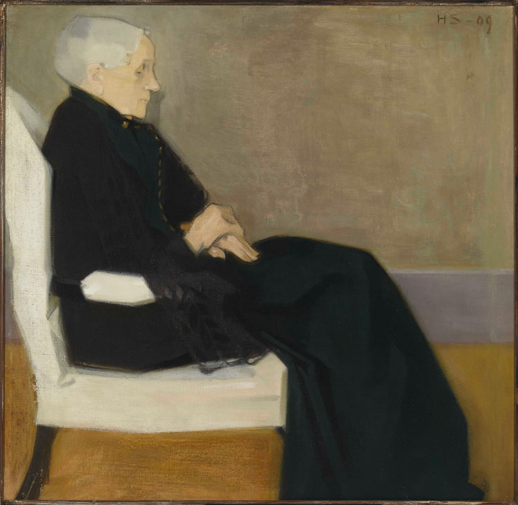 Helene Schjerfbeck. My Mother, 1909. Oil on canvas, 81 x 83 cm. Private collection. Photo: Finnish National Gallery / Yehia Eweis.