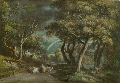 Paul Sandby (1731-1809). <em>The Rainbow</em>, c 1800. Nottingham City Museums and Galleries.
