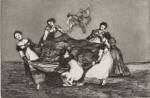 Francisco de Goya. Disparate volante (Feminine Folly), 1815-1824. Series: Los Proverbios (The Follies). Etching and Aquatint. © Museum der Moderne Salzburg. Photograph: Rainer Iglar.