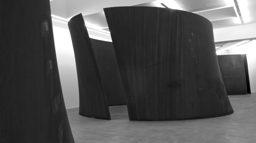 Richard Serra. <em>TTI London</em>, 2007. Weatherproof steel, two torqued toruses, 168 x 332 x 420 inches (426.7 x 843.3 x 1066.8 cm). © Richard Serra. Courtesy of Gagosian Gallery. Photo credit: Joshua White.