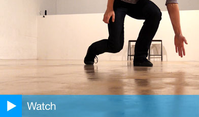 Siobhan Davies Dance. Table of Contents, a live installation at the ICA, London, January 2014.