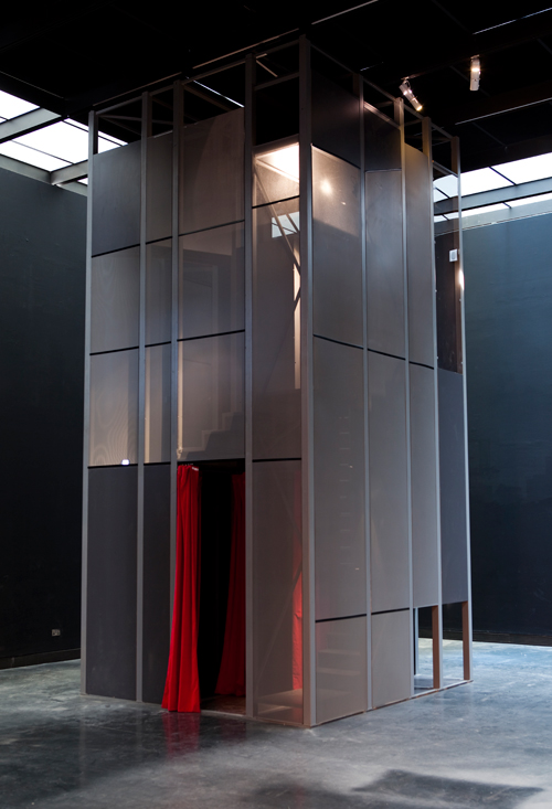 <br>
  Vazio S/A, 2010. <em>Spiral Booths</em>,  2010.  © Vazio S/A, 2010, commissioned by the V&A.