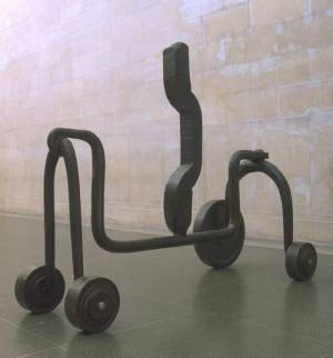 David Smith. <em>Wagon II</em>, 1964. Steel, 2502 x 3065 x 1670 (H X W X D) sculpture. Tate. Purchased with assistance from the American Fund for the Tate Gallery, the National Art Collections Fund and the Friends of the Tate Gallery 1999. Copyright: Estate of David Smith/VAGA, New York, DACS 2006.