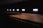 Hiroshi Sugimoto. View of Seascapes in the gallery set around the Noh performance stage. Copyright Hiroshi Sugimoto.