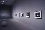 Hiroshi Sugimoto. View of 21 Theater series on display in the gallery. Copyright Hiroshi Sugimoto.