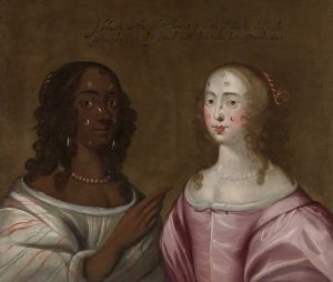 Unknown artist, Two Women Wearing Cosmetic Patches, c1655. Oil on canvas, Compton Verney Art Gallery and Park, Warwickshire, UK.