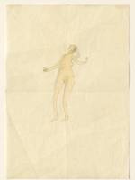 Joseph Beuys. Girl with Apple, 1954. Pencil and watercolour on paper, 29.5 × 21 cm. Courtesy Thaddaeus Ropac, Paris. DACS 2014.