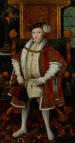 Edward VI by Unknown English artist c1547. © National Portrait Gallery, London.