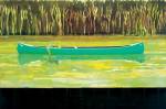 Peter DOIG, 'Canoe-Lake', 1997-98. Oil on canvas, 200 x 300 cm. Copyright Saatchi Gallery