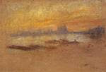 James Abbott McNeill Whistler, Red and Gold: Salute Sunset, 1880. Pastel 20.2 x 30.6 cm. Hunterian Art Gallery, Glasgow University