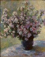 Claude Monet. Vase of Flowers, 1881-2. Oil on canvas, 121.7 x 102.7 cm.