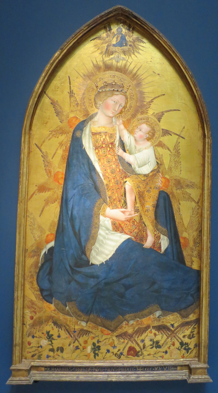 Figure 36 Giovanni di Paolo, Madonna and Child, 1427, Pasadena, the Norton Simon Foundation Photo: Wikimedia Commons.