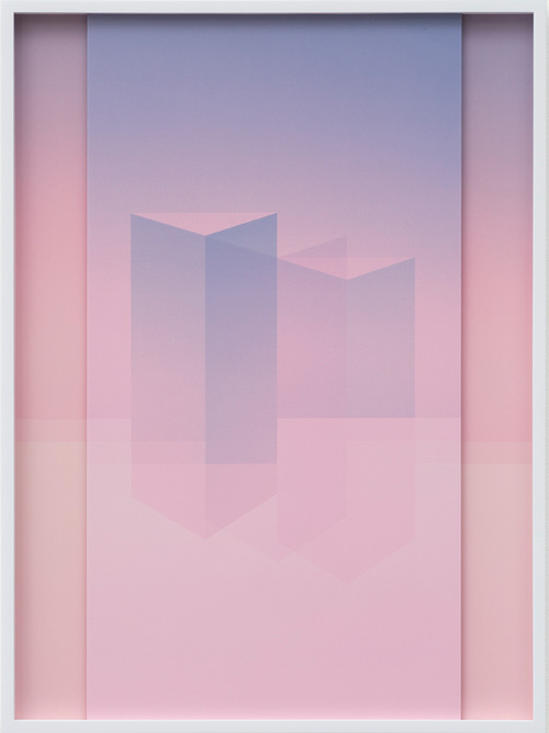 Sara VanDerBeek. Electric Prisms XII, 2015. Digital C-print, 50.8 x 38.7 cm (20 x 15 1/4 in). Edition 1 of 3 + 2 AP.