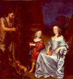 John Hayls.<em> Portrait of a Lady and a Boy, with Pan, 1655-9</em>. BEFORE CLEANING.

    Tate © Tate