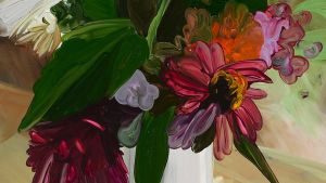 Despite its darker undertones of climate change and capitalism, Clare Woods’s exhibition is a joyful explosion of nature, responding beautifully to the neoclassical architecture and the lush gardens of Sir John Soane’s country retreat