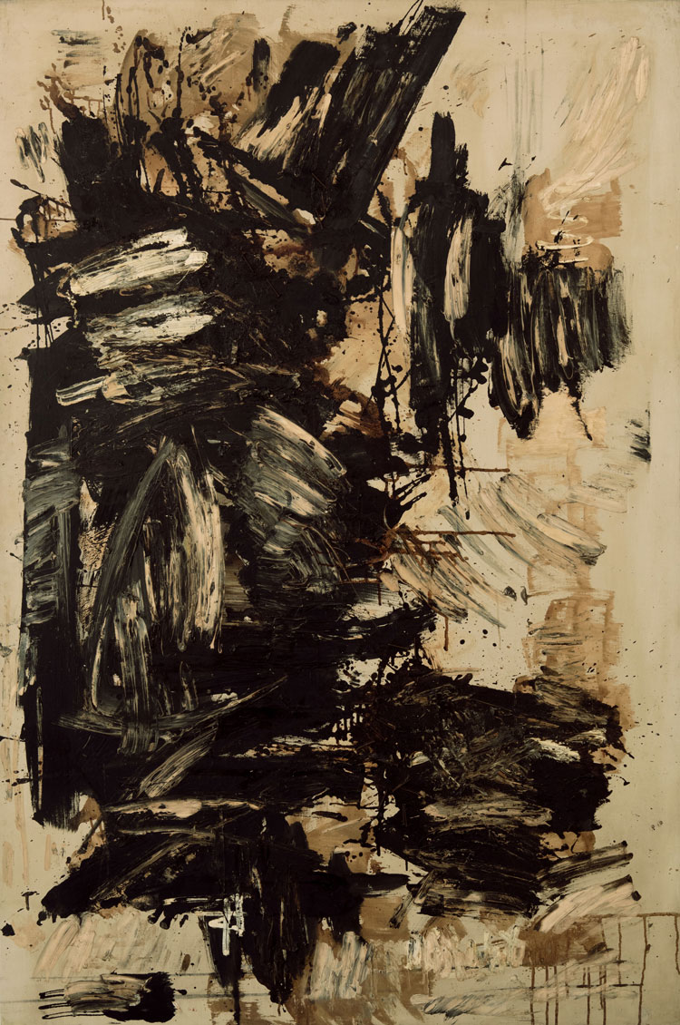 Michael West, Epigraph, 1966. Oil on canvas, 74 5/8 x 49 1/2 in (189.5 x 125.7 cm). Collection of the Wen Long Cultural Foundation, Taiwan. Image courtesy of Hollis Taggart Gallery.