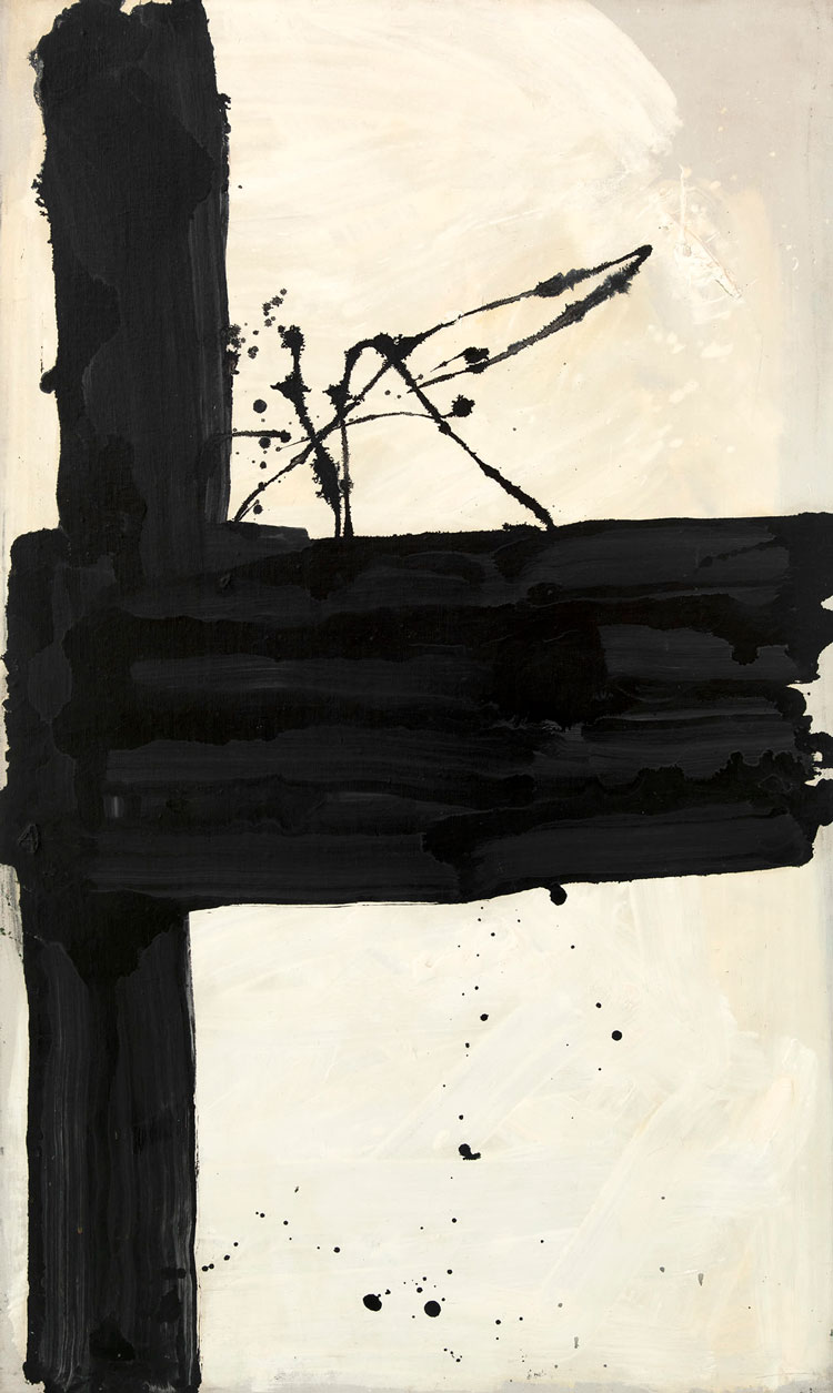 Michael West, Study, 1965. Oil on canvas, 50 x 30 inches (127 x 76.2 cm). Image courtesy of Hollis Taggart Gallery.