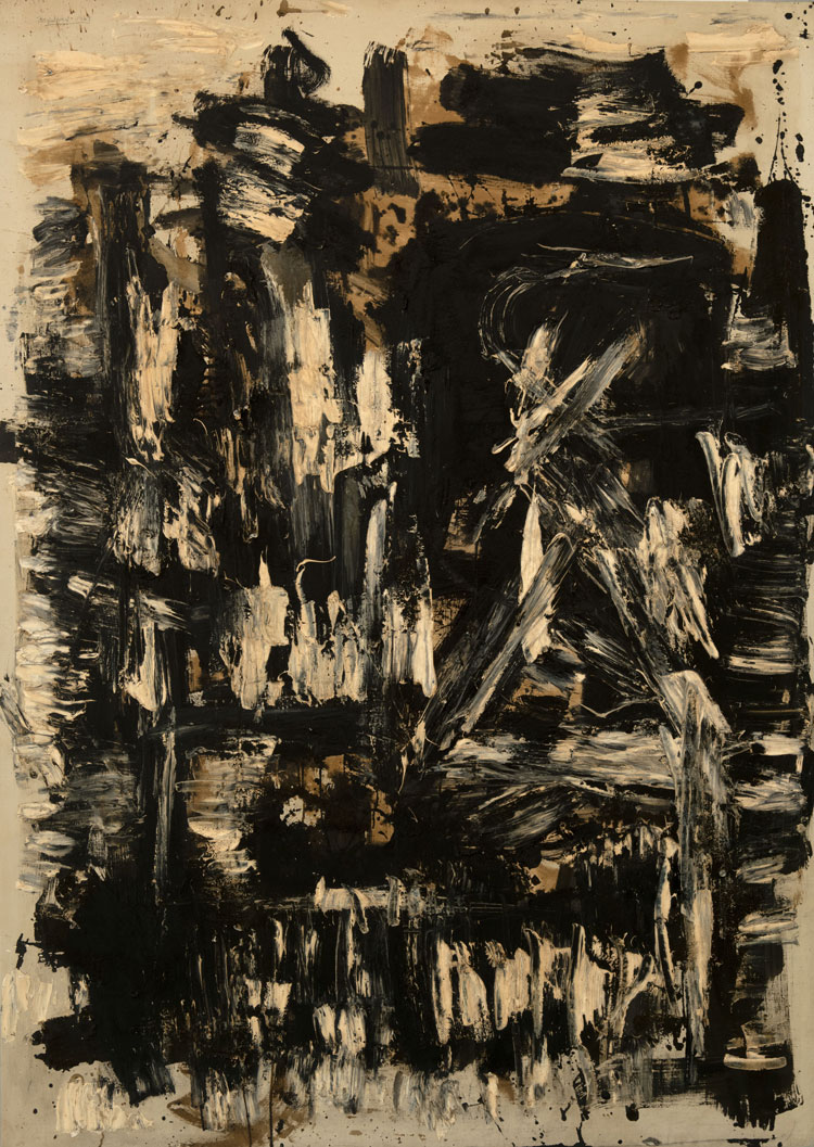 Michael West, The Eclipse (Eclipse in Reverse), 1964–7. Oil on canvas, 69 3/4 x 49 1/2 in (177.2 x 125.7 cm). Image courtesy of Hollis Taggart Gallery.