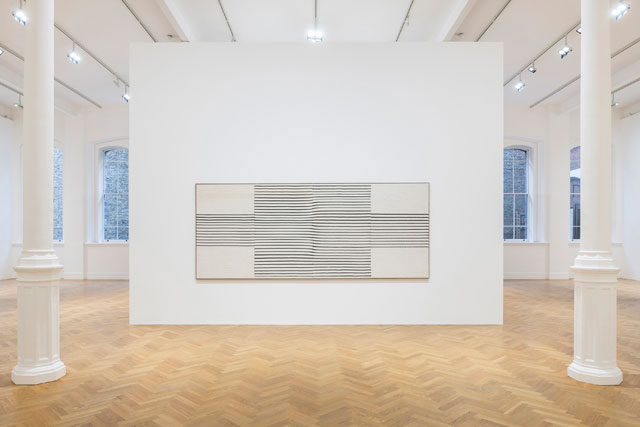 Brent Wadden: Sympathetic Resonance, installation view at Pace Gallery, London, 22 November 2018 to 10 January 2019. Copyright Brent Wadden, courtesy Pace Gallery.