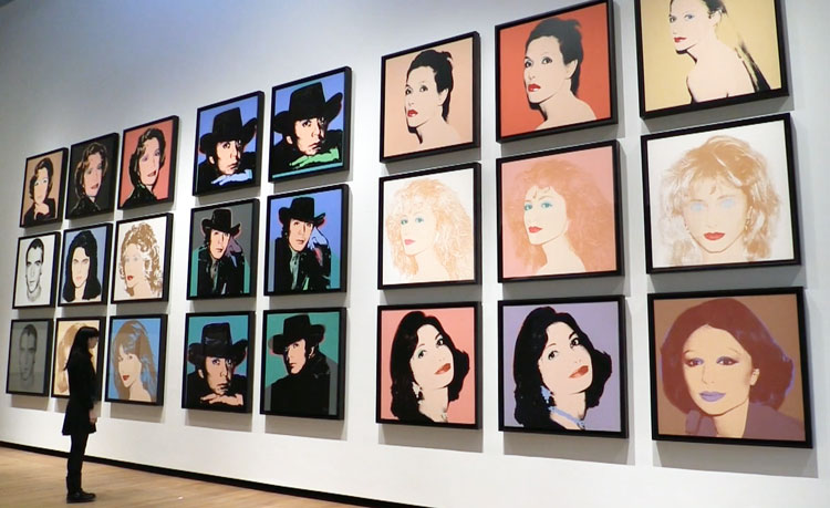 Andy Warhol: Works from the Hall Collection, installation view, Ashmolean Museum, Oxford, 2016. Photo: Martin Kennedy.