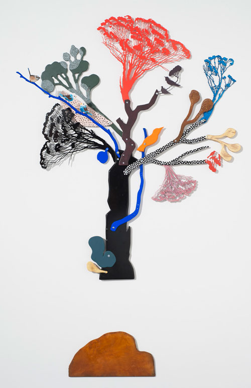 Judy Holding. GM Eucalypt II, 2013. Mixed media, dimensions variable.