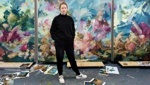 Where better to view the work of contemporary rococo-inspired painter Flora Yukhnovich than at the Wallace Collection, where they hang proud among the canvases and decorative items that have long inspired her? She tells us about her work and her inspirations