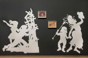 Kara Walker. Rise Up Ye Mighty Race!, 2013. View of debut installation at the Art Institute of Chicago.